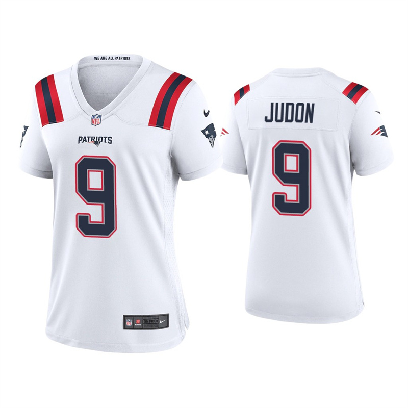 Women's New England Patriots #9 Matt Judon White Vapor Untouchable Limited Stitched Jersey Women's New England Patriots #9 Matt Judon White Vapor Untouchable Limited Stitched Jersey